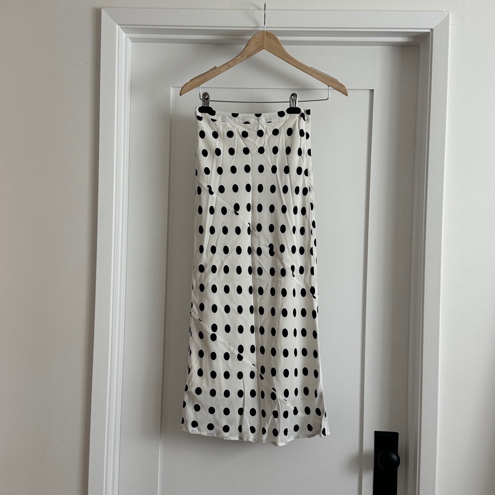 For Love & Lemons - Black and White Polka Dot Skirt